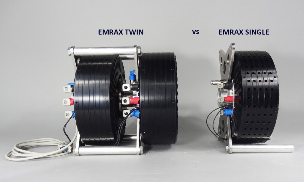 EMRAX TWIN叠片电动机